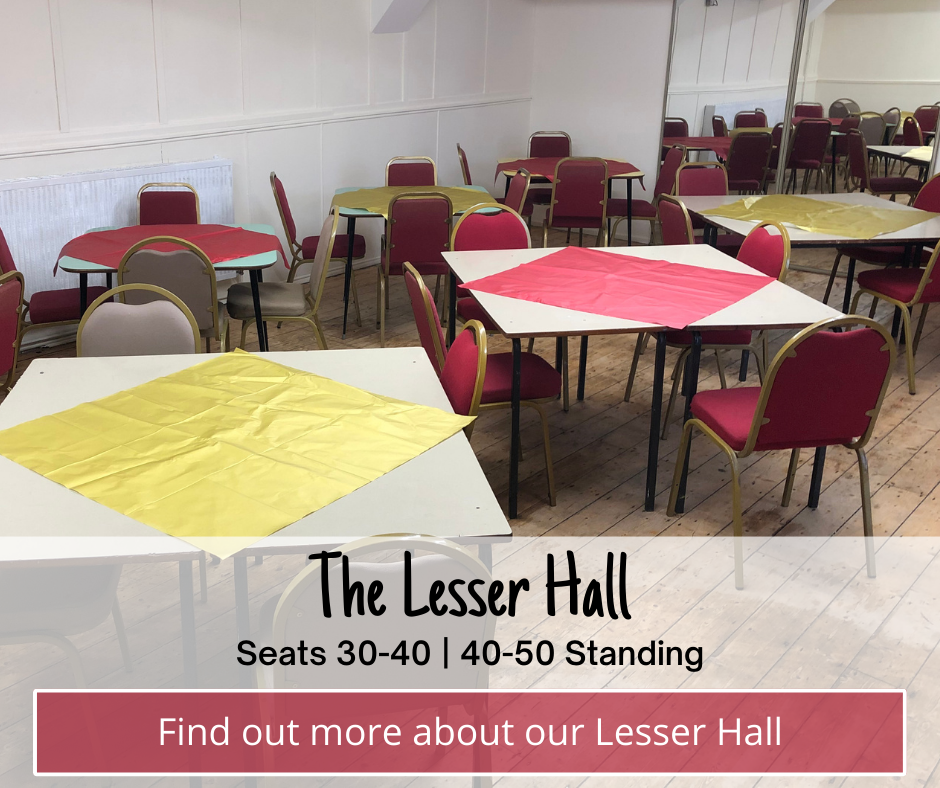 Find out more about our Lesser Hall