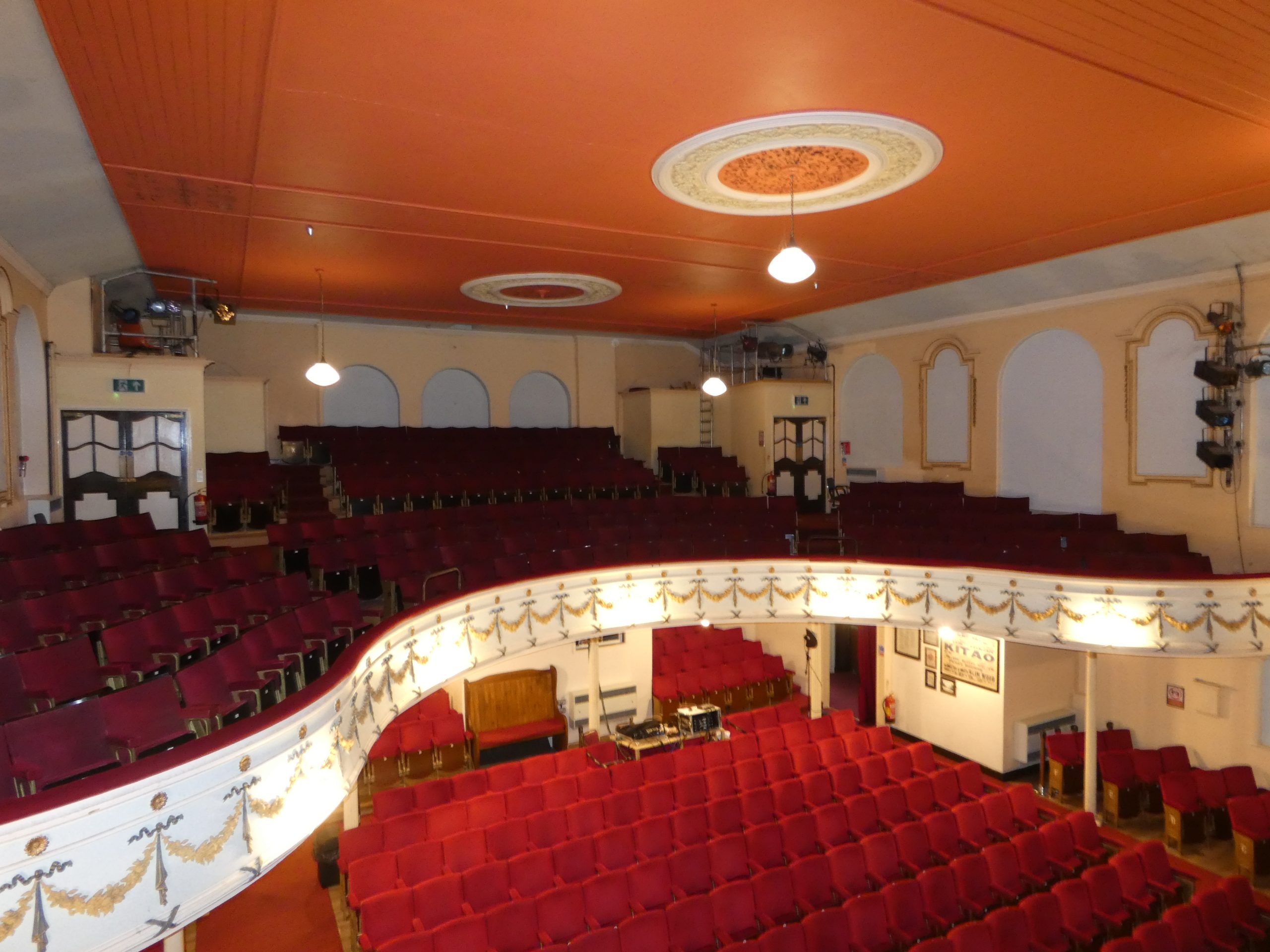 Aerial view of The Albert Hall auditorium
